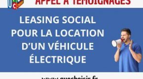 Appel à témoignage : leasing social véhicule électrique