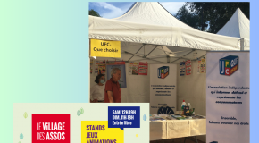 Le week-end du 14 et 15 septembre : rendez-vous sur notre stand au Village des Associations à Strasbourg