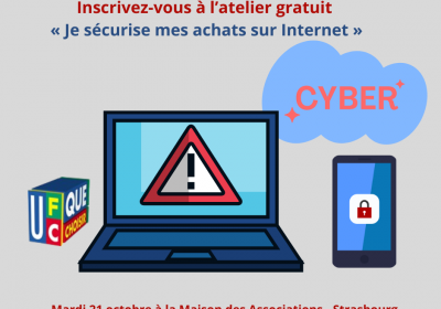 Inscrivez-vous à l’atelier gratuit  « Je sécurise mes achats sur Internet »