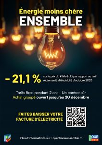 Electricité moins chère ensemble 2025