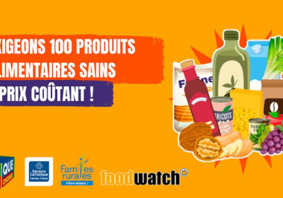 Pétition : exigeons 100 aliments bons pour la santé à prix coûtant dans les supermarchés !