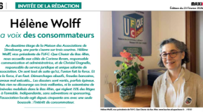 Hélène Wolff et l’UFC-Que Choisir à la Une de Maxi-Flash