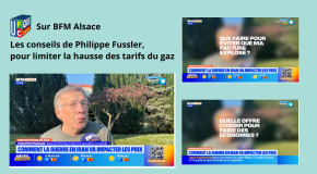 Sur BFM Alsace : les conseils de Philippe Fussler, pour limiter la hausse des tarifs du gaz